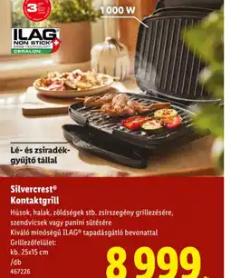 Lidl Silvercrest Kontaktgrill ajánlat