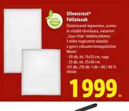 Lidl Silvercrest® Fliatasak ajánlat