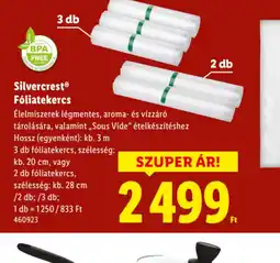 Lidl Silvercrest® Fliatekercs ajánlat