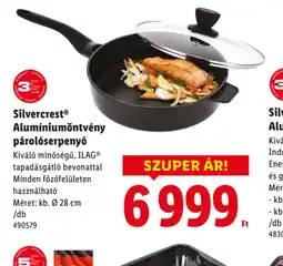 Lidl Silvercrest Alumíniumöntvény párolserpenyő ajánlat