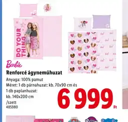 Lidl Barbie Renforcé ágyneműhuzat ajánlat