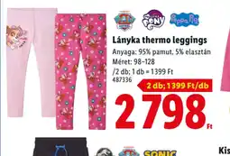 Lidl Lányka thermo leggings ajánlat