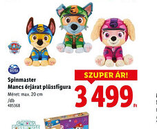 Lidl Spinmaster Mancs őrjárat plüssfigura ajánlat