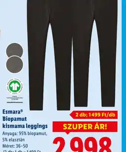 Lidl Esmara Biopamut kismama leggings ajánlat
