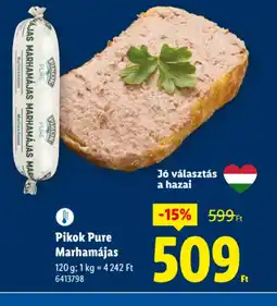 Lidl Pikok Pure Marhamájas ajánlat