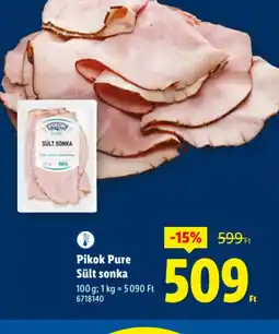 Lidl Pikok Pure Sült sonka ajánlat