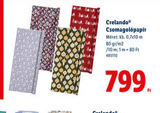 Lidl Crelando Csomagolpapír ajánlat