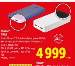 Lidl Tronic Töltő ajánlat