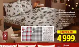 Lidl Livarno Flanel ágyneműhuzat ajánlat