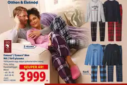 Lidl ESMARA Női / férfi pizsama ajánlat