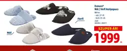 Lidl Esmara Női / férfi házipapucs ajánlat