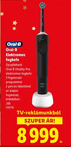 Lidl Oral-B Elektromos fogkefe ajánlat