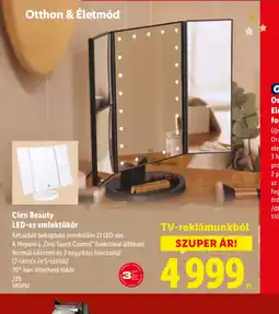 Lidl Cien Beauty LED-es sminktükör ajánlat