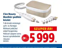Lidl Cien Beauty Manikűr-pedikűr készlet ajánlat
