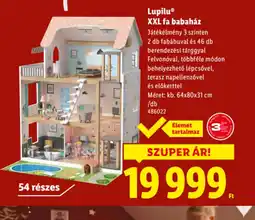 Lidl Lupilu XXL fa babaház ajánlat