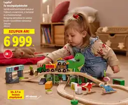 Lidl Lupilu Fa vasútpályakészlet ajánlat