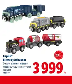 Lidl Lupilu Elemes játékvonat ajánlat