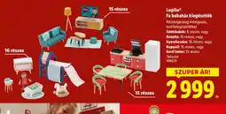 Lidl Lupilu Fa babaház kiegészítők ajánlat