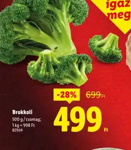 Lidl Brokkoli ajánlat