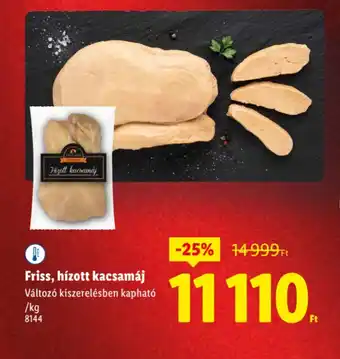 Friss, hízott kacsamáj