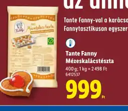 Lidl Tante Fanny Mézeskalácstészta ajánlat