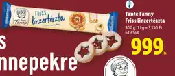 Lidl Tante Fanny Friss linzertészta ajánlat