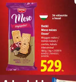 Lidl DETKI Mese mézes linzer ajánlat