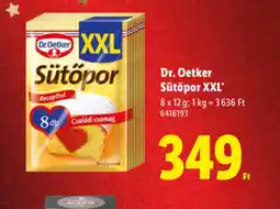 Lidl Dr. Oetker Sütőpor XXL ajánlat