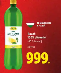 Lidl Rauch 100% citromlé ajánlat