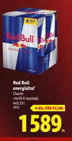 Lidl Red Bull energiaital ajánlat