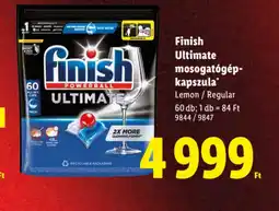 Lidl Finish Ultimate mosogatgép-kapszula ajánlat