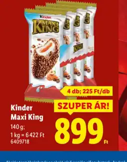 Lidl Kinder Maxi King ajánlat
