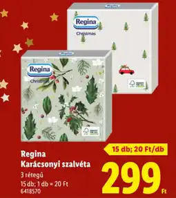 Lidl Regina Karácsonyi szalvéta ajánlat