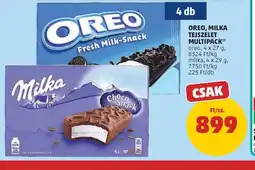 PENNY OREO, MILKA TEJSZELET MULTIPACK ajánlat
