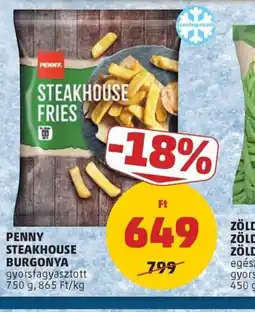 PENNY PENNY STEAKHOUSE BURGONYA ajánlat