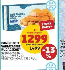 PENNY PANÍROZOTT VADLAZACFILÉ RUDACSKÁK ajánlat