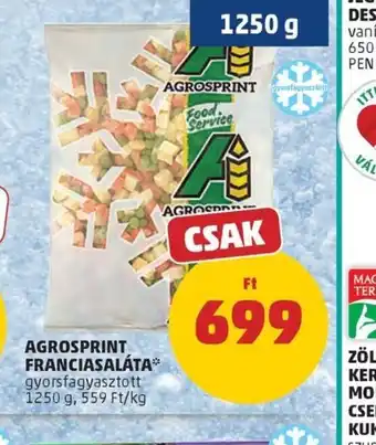 PENNY AGROSPRINT FRANCIASALÁTA ajánlat