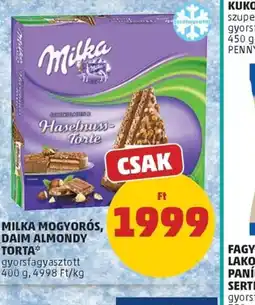 PENNY Milka Torta ajánlat
