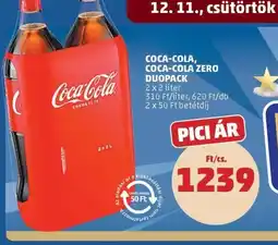 PENNY COCA-COLA ZERO DUOPACK ajánlat