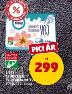 PENNY SISSY CSÖKKENTETT ZSÍRTARTALMÚ VAJ ajánlat