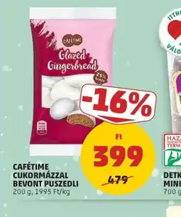 PENNY CAFÉTIME CUKORMÁZZAL BEVONT PUSZEDLI ajánlat
