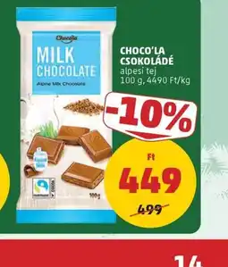 PENNY CHOCO'LA CSOKOLÁDÉ ajánlat