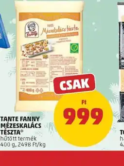 PENNY TANTE FANNY MÉZESKALÁCS TÉSZTA ajánlat