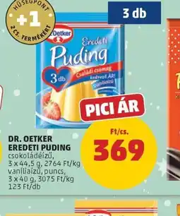 PENNY DR. OETKER EREDETI PUDING ajánlat