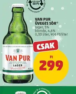 PENNY VAN PUR ÜVEGES SÖR ajánlat