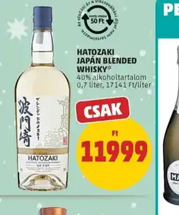 PENNY HATOZAKI JAPAN BLENDED WHISKY ajánlat