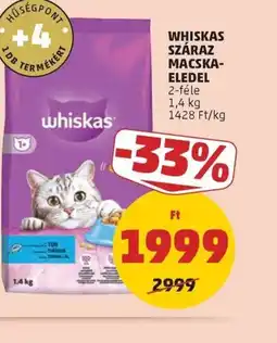 PENNY WHISKAS SZÁRAZ MACSKAELEDEL ajánlat