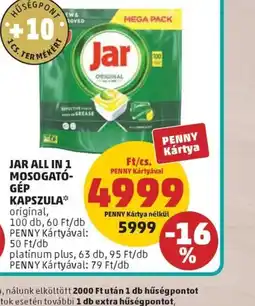PENNY JAR ALL IN 1 MOSOGATGÉP KAPSZULA ajánlat