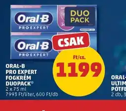 PENNY ORAL-B PRO EXPERT FOGKRÉM ajánlat