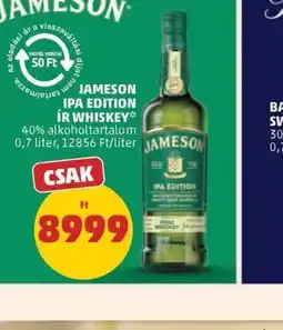 PENNY JAMESON IPA EDITION ÍR WHISKEY ajánlat